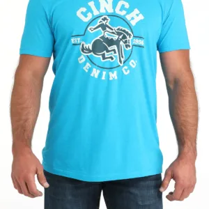 CINCH MEN SS BLUE MTT1690693