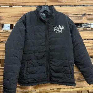 COWBOY FRESH BLK PUFFER JACKET
