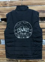 COWBOY FRESH BLK PUFFER VEST - Image 2