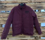 COWBOY FRESH BURGANDY PUFFER JACKET