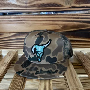 COWBOY FRESH FLAT BILL DUCK CAMO SKULL