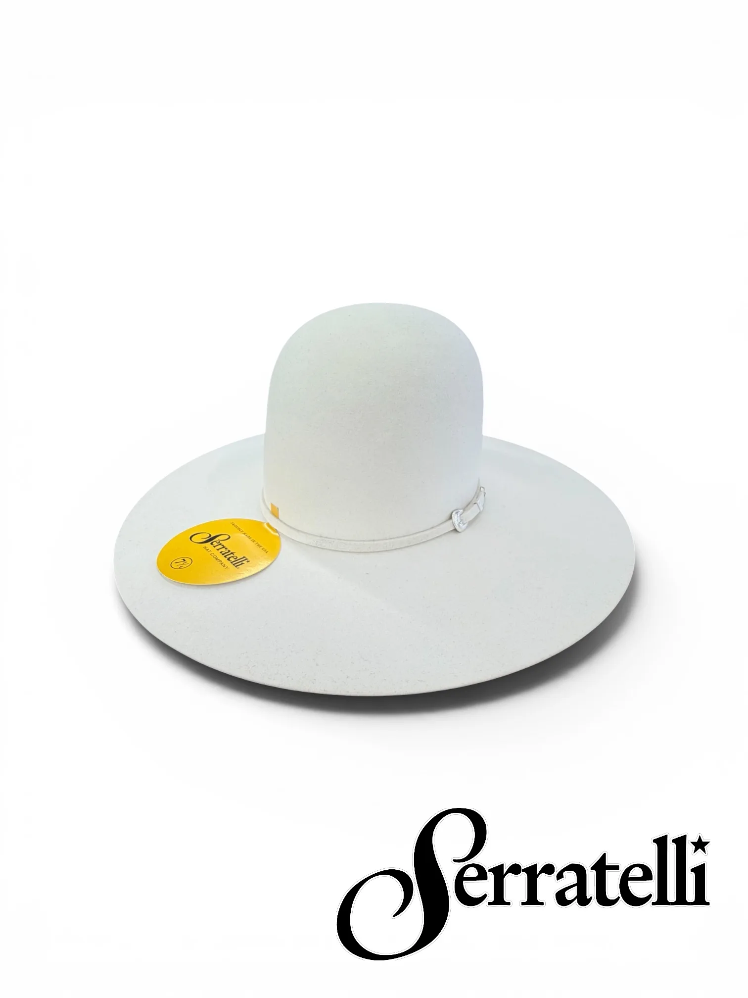 Photoroom_20260423_122454 RB X SERRATELLI HAT CO 6X WHITE (OPEN) - Image 1