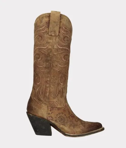 LAURELIE LUCCHESE WOMEN'S LAURELIE WESTERN BOOT R Toe M4951 - Image 1