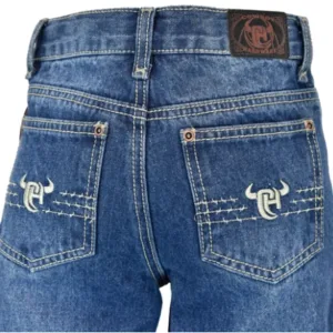 COWBOY HARDWARE YOUTH MED WASH CH FENCE JEANS 302051450JT